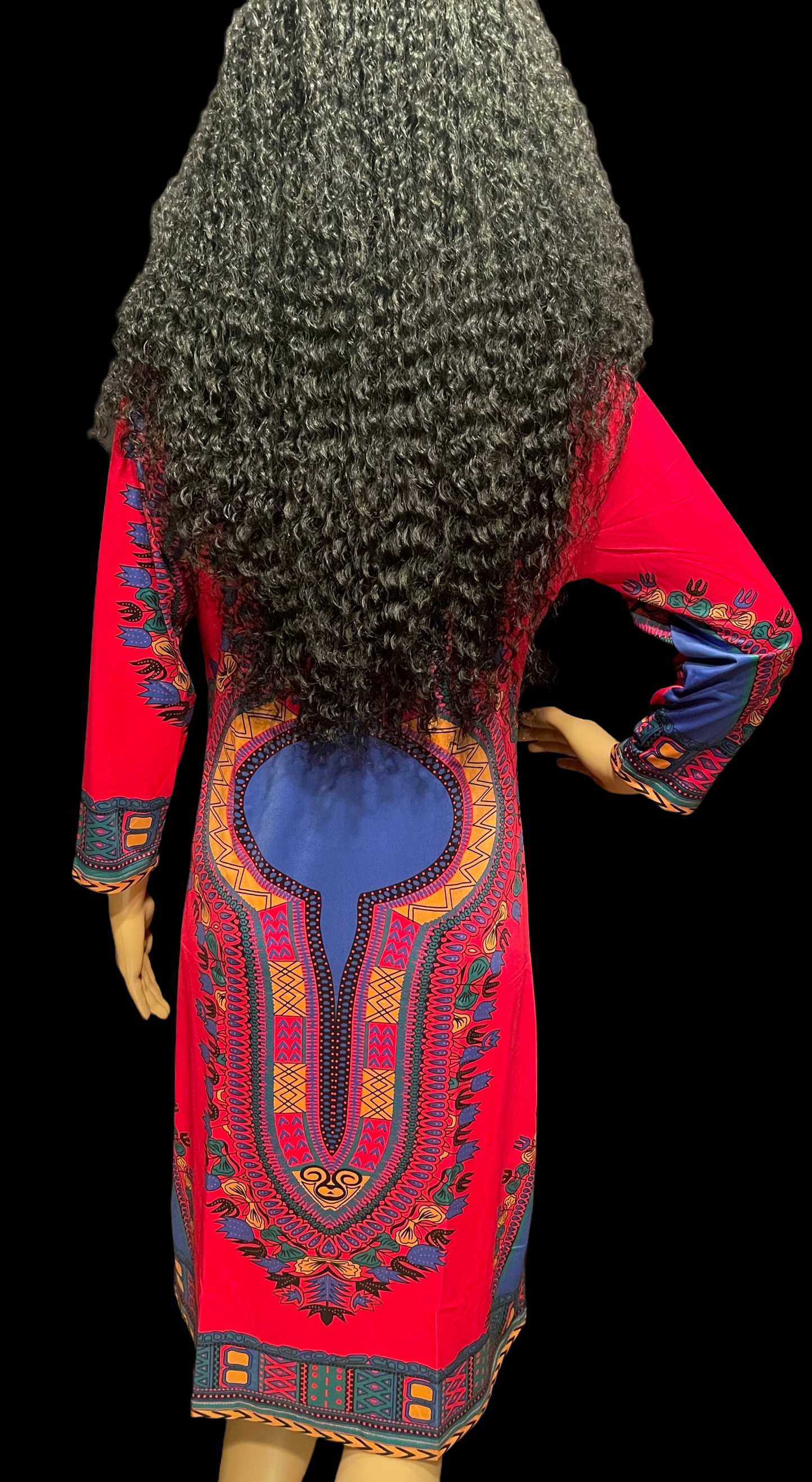 Glcs Dashiki Dress Pink