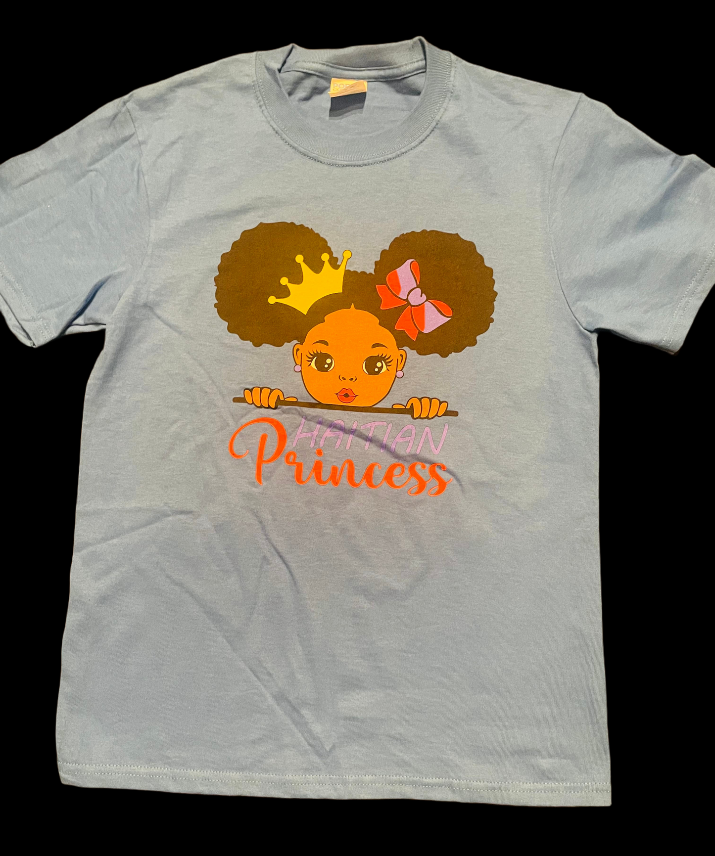 Haitian Princess Blue Shirt