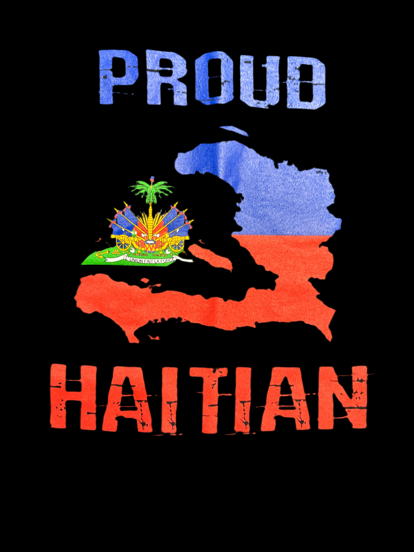 Kids Proud Haitian Black Shirt