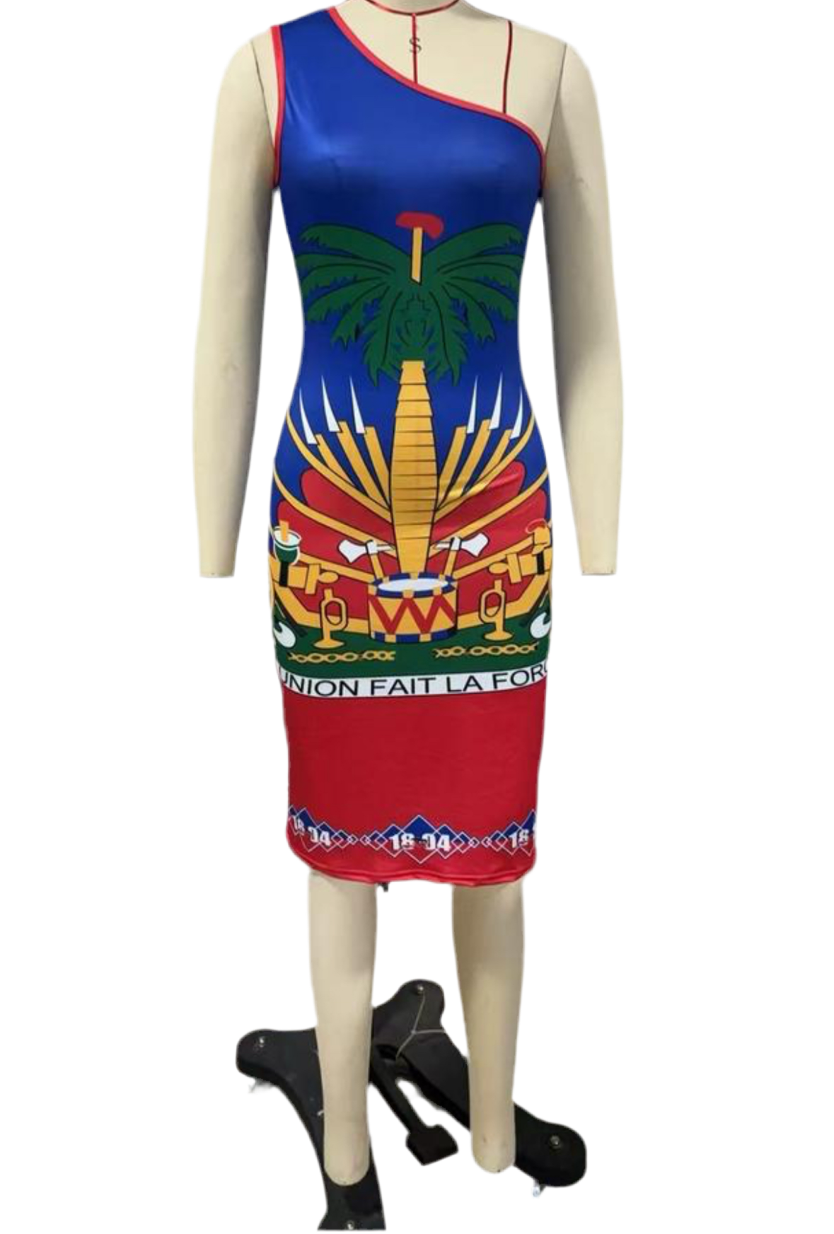 One Shoulder 1804 Dress