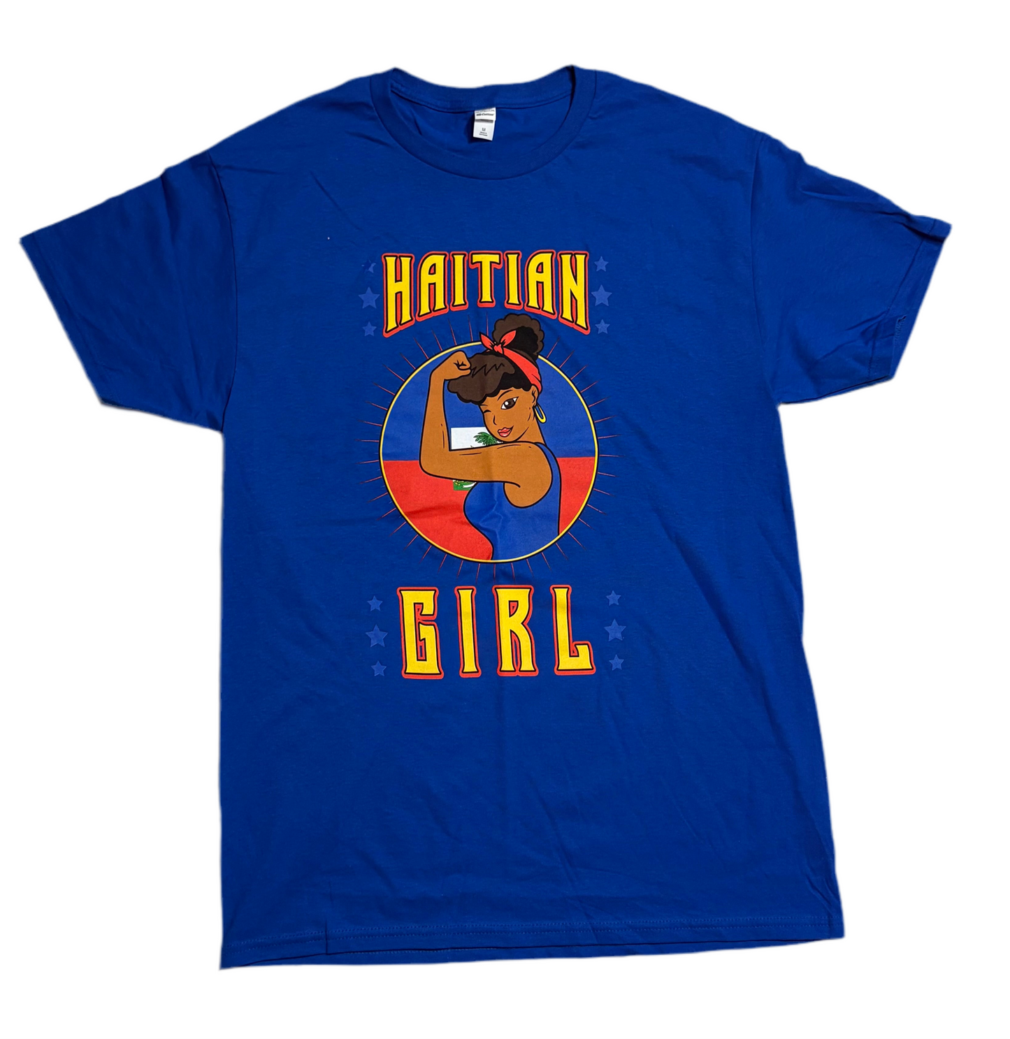 Haitian Girl Blue Shirt