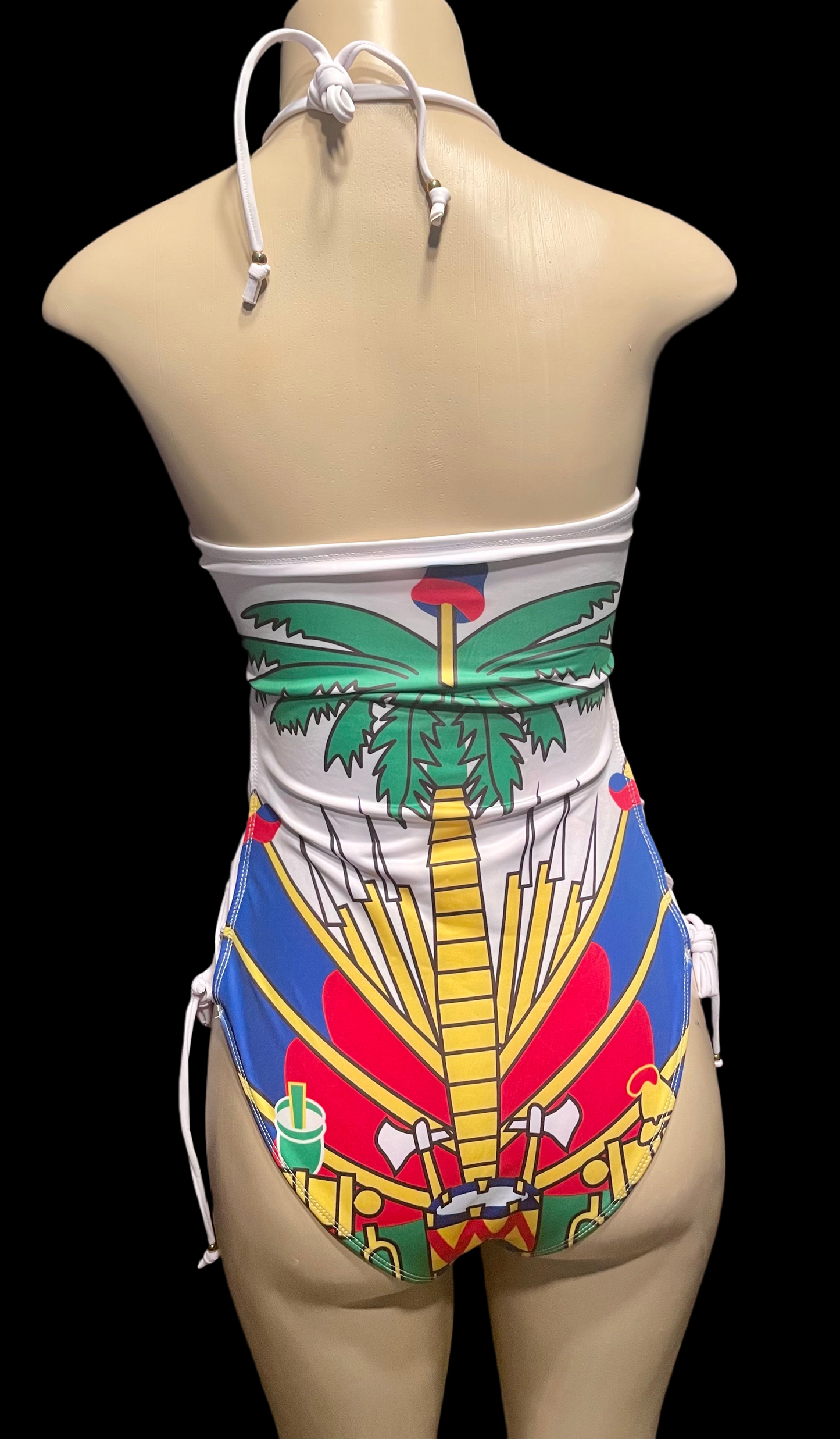 Glcs Haitian Flag Bathing Suit
