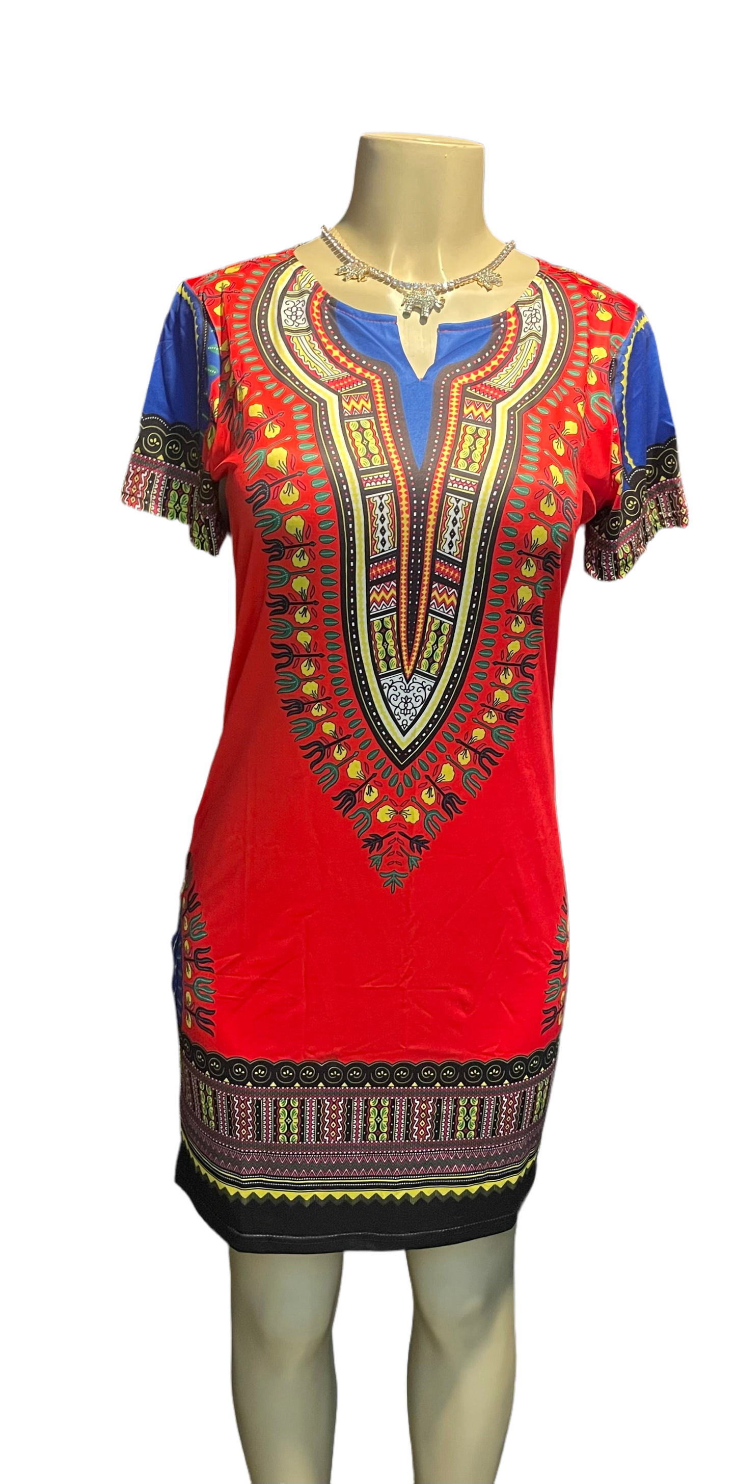 Glcs Dashiki dress Red