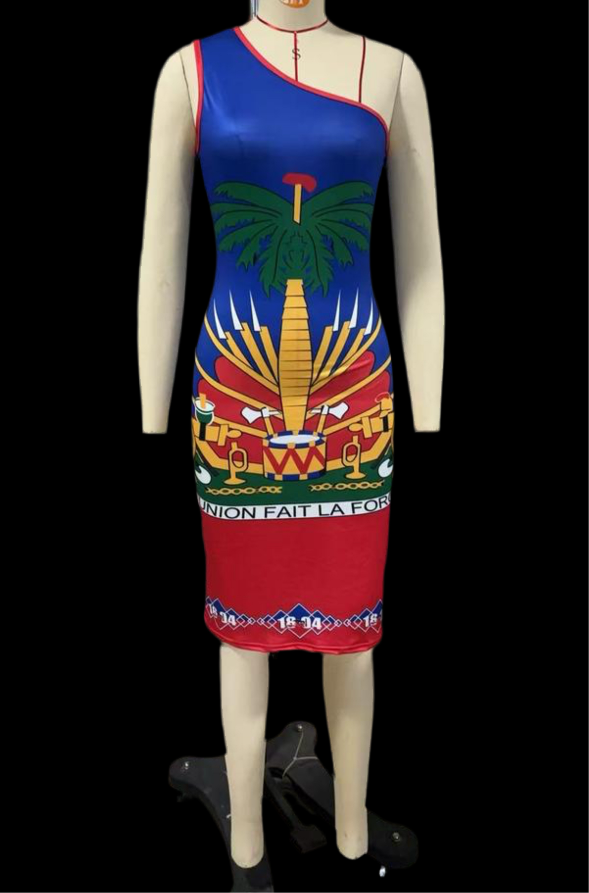 One Shoulder 1804 Dress