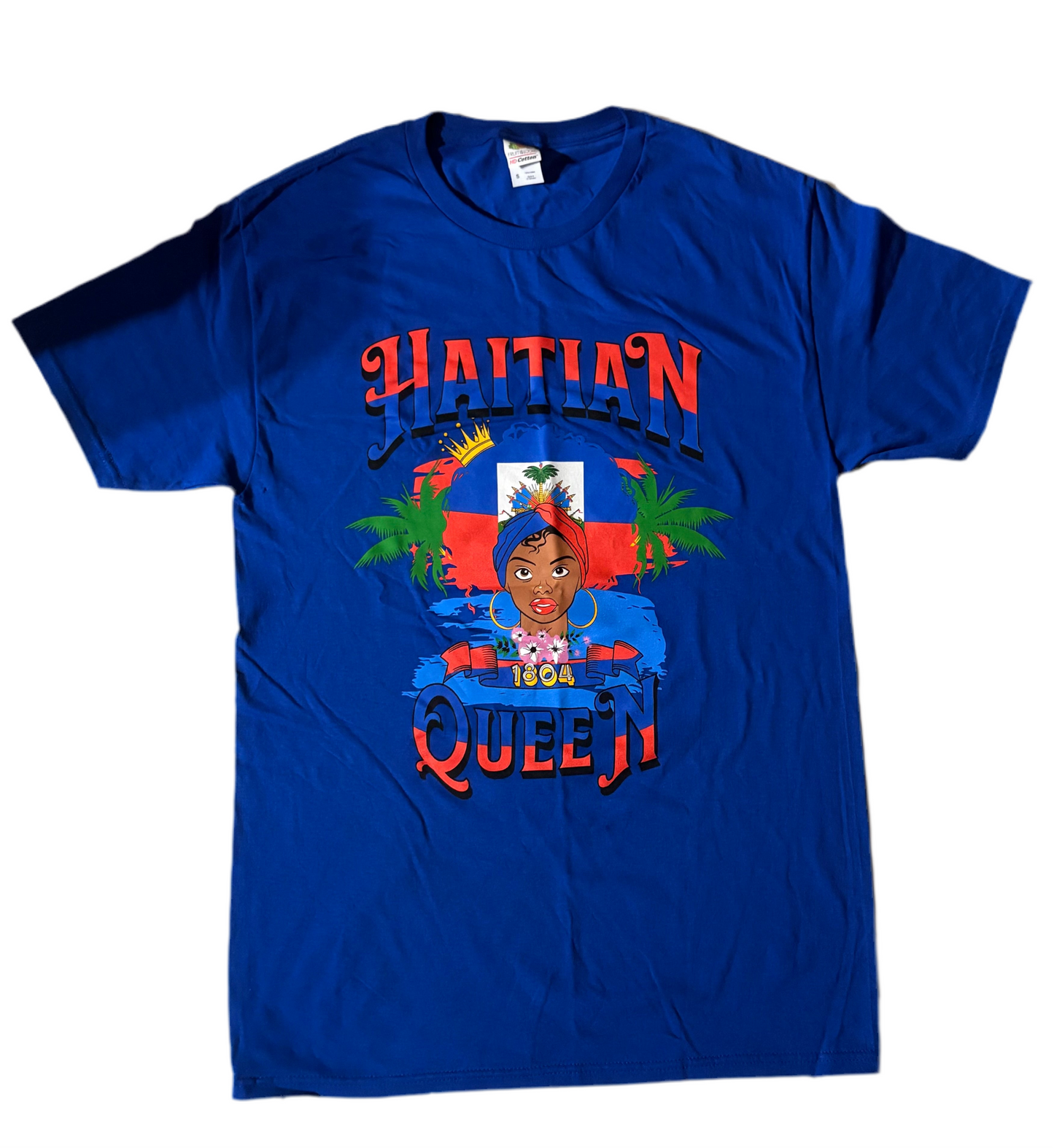 Haitian Queen Blue Shirt
