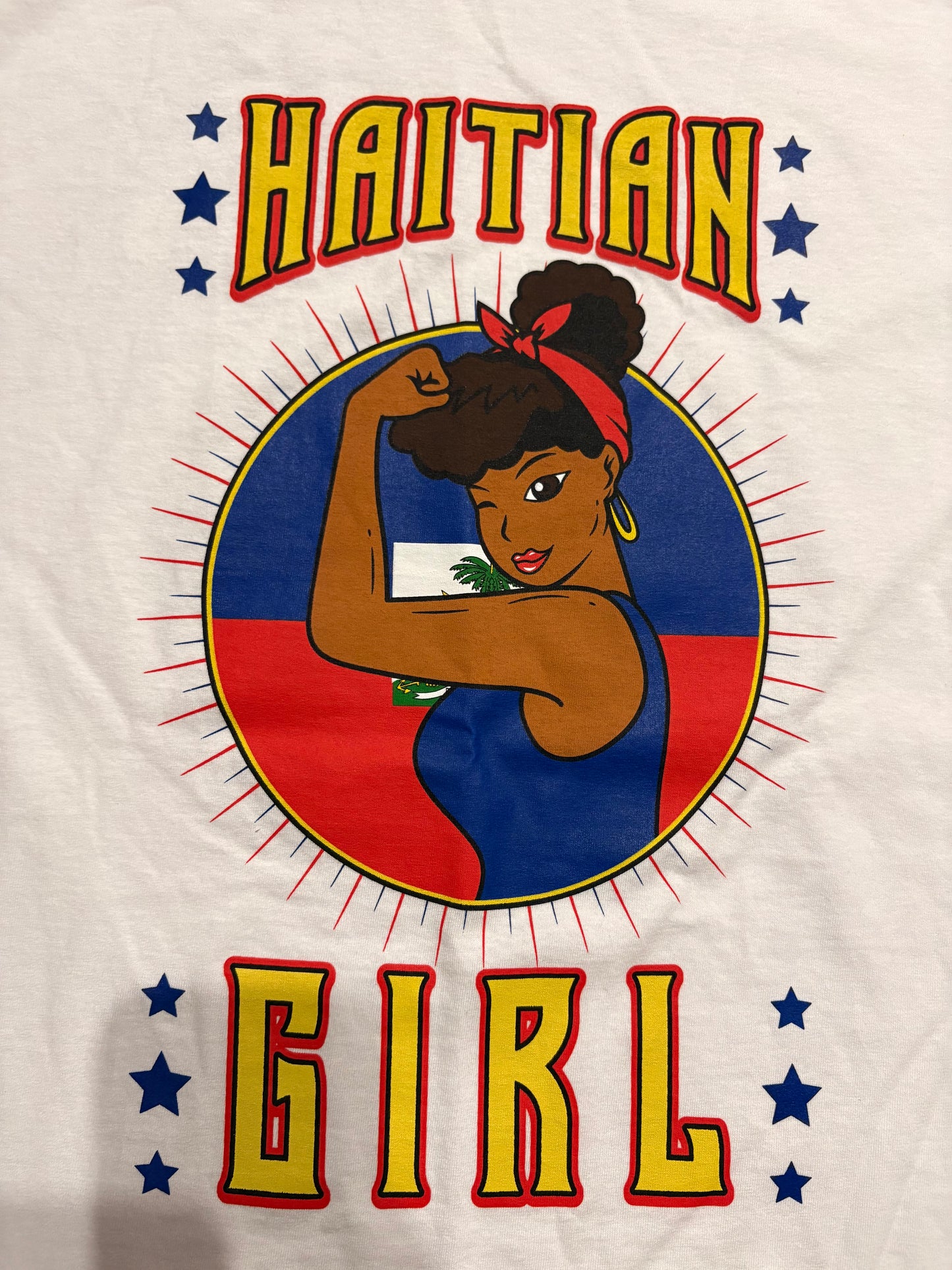 Haitian Girl White Shirt