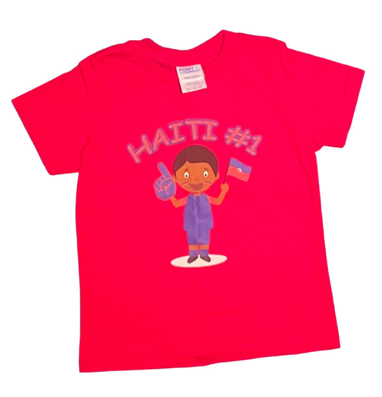 2T Red Haiti #1 shirt