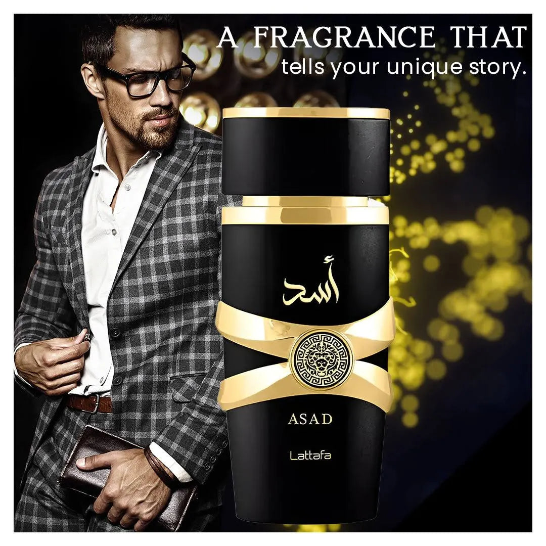 Asad Lattafa Eau De Parfum Spray Unisex Man & Women