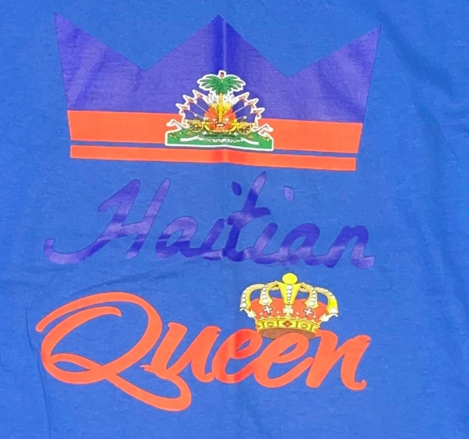Haitian Queen Blue Shirt