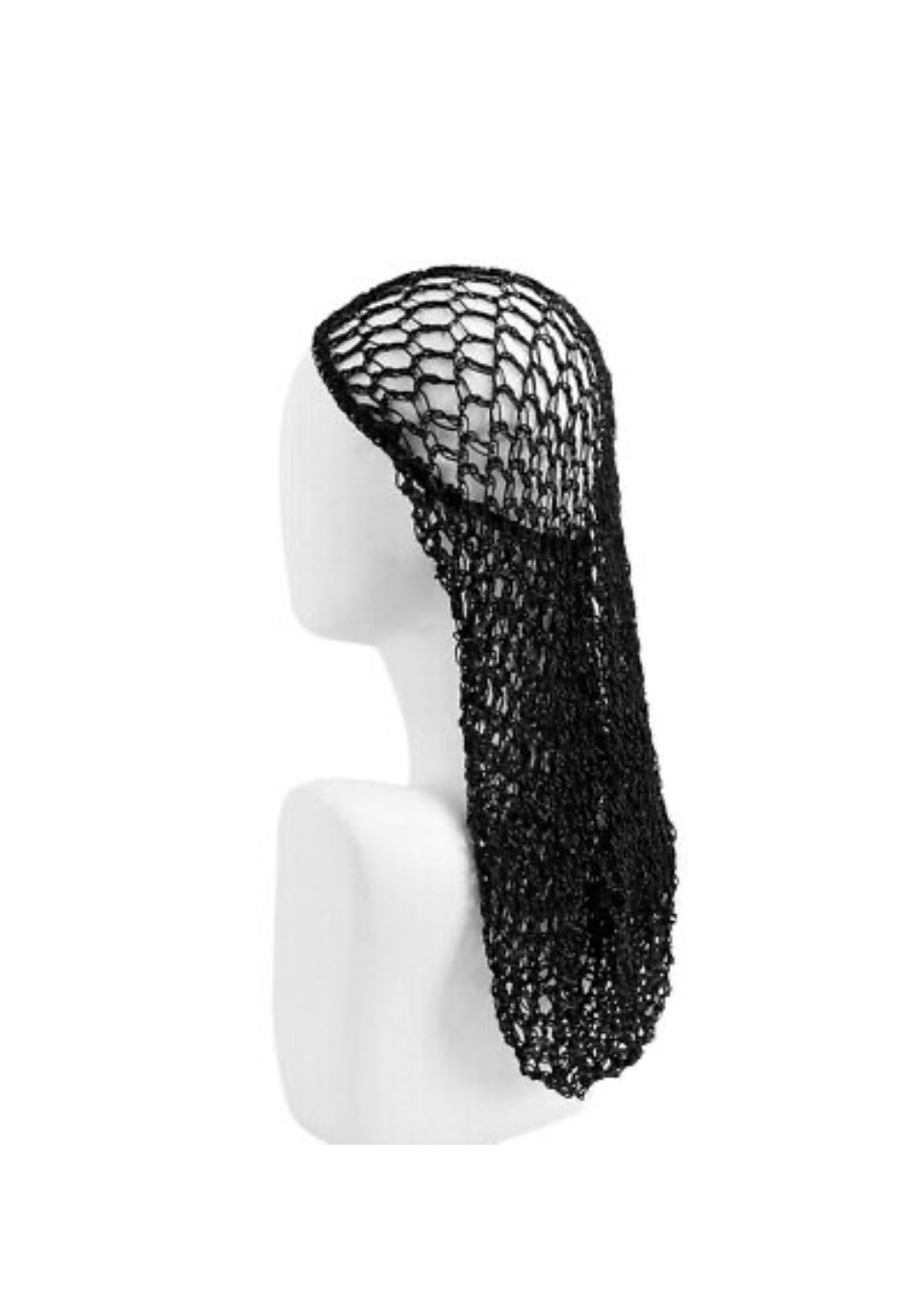 Womens Mesh Net Crochet Turban Hairnet Rayon Snood Cap Long Hair Band Cover Cap