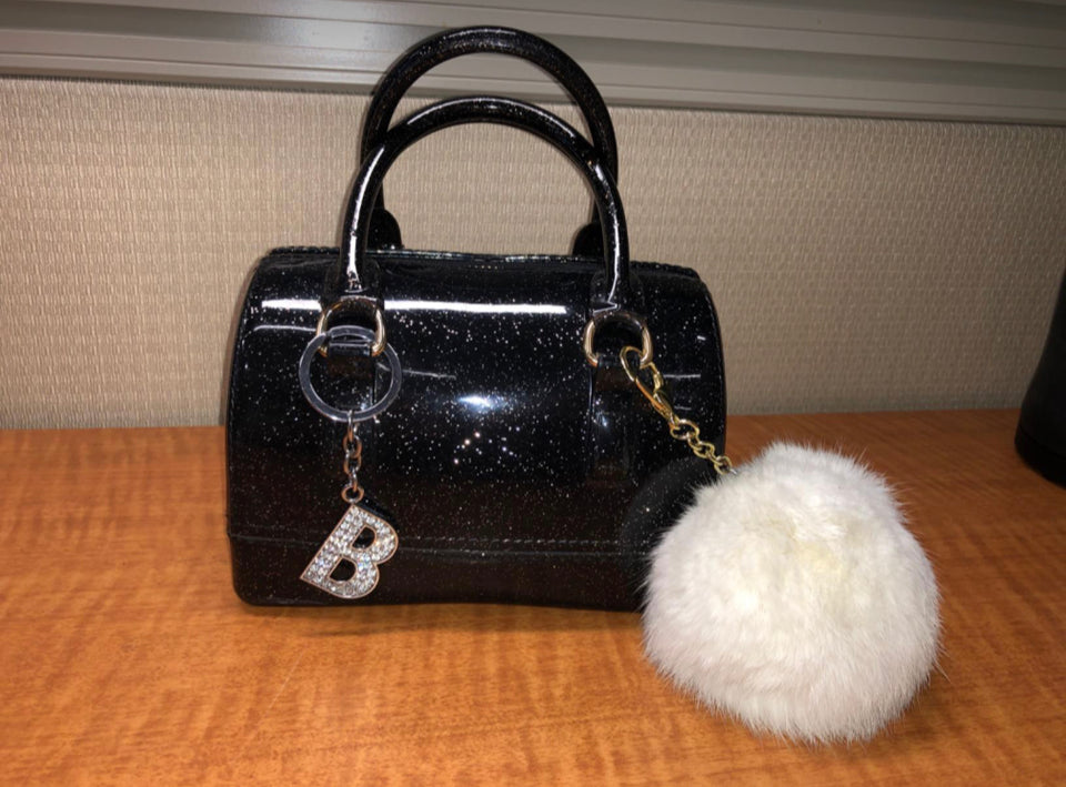 Glcs Mini Jelly Purse w/Gold Chain strap