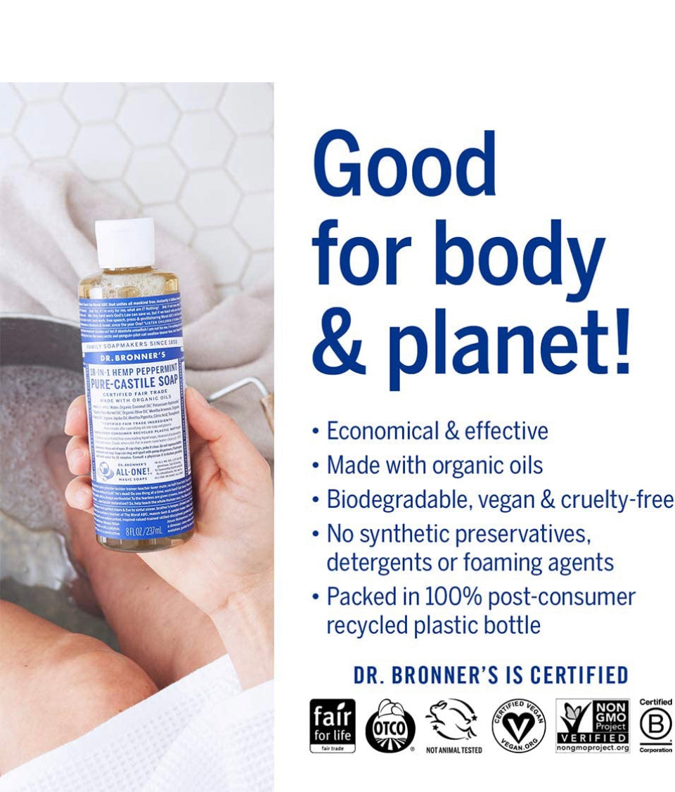 Peppermint Pure-Castile Soap