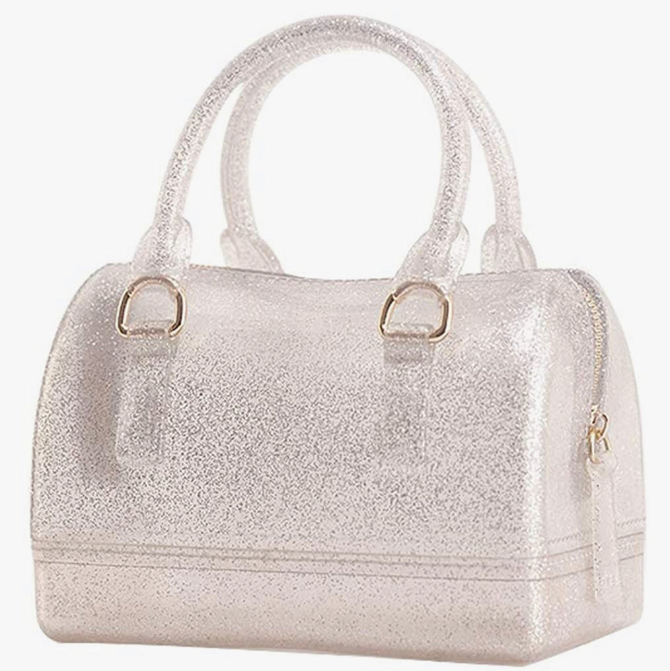 Glcs Mini Jelly Purse w/Gold Chain strap