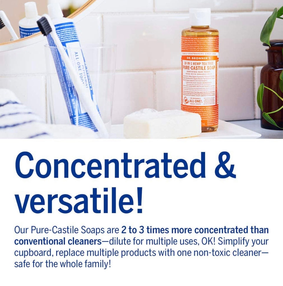 Hemp Tea Tree Pure-Castile Soap