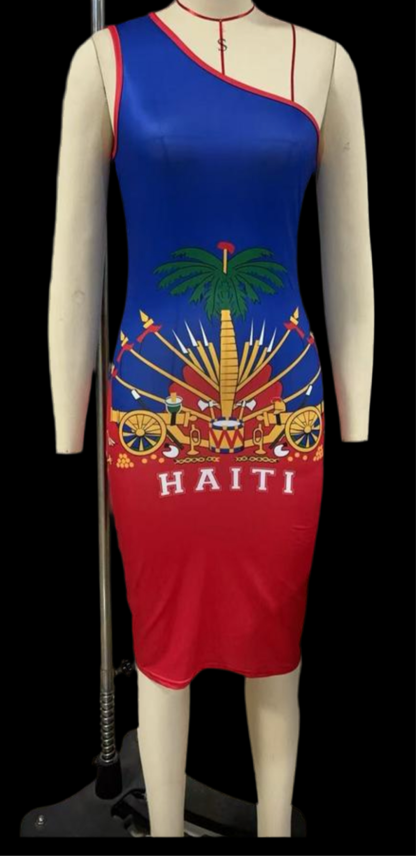 One Shoulder Haiti Dress