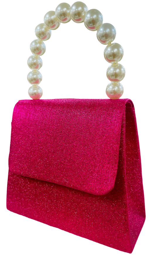 Glcs Purse with Pearls Handle