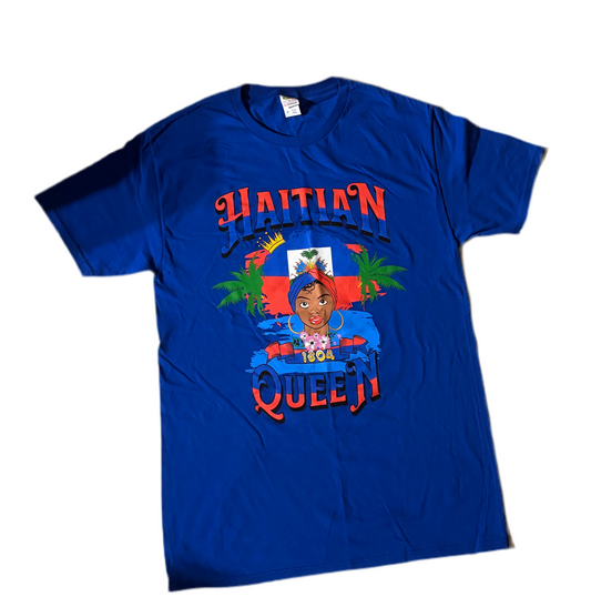 Haitian Queen Blue Shirt