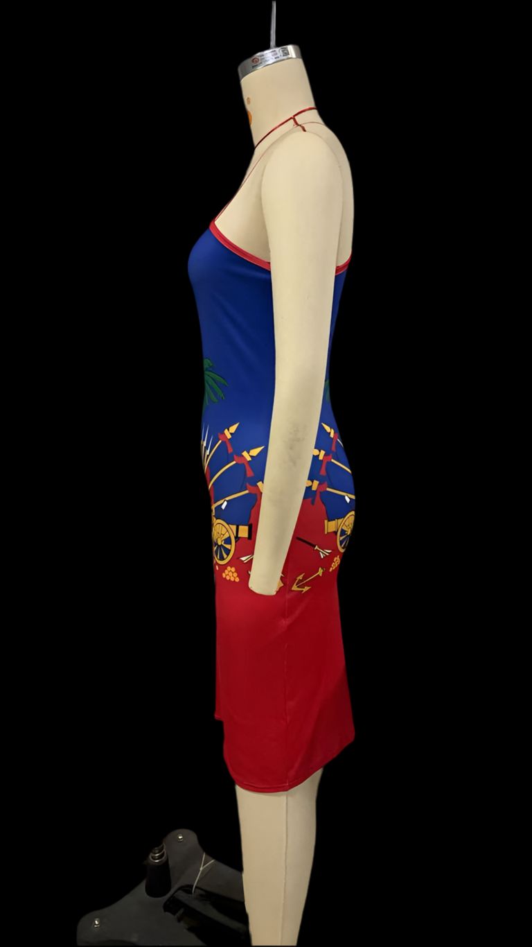 One Shoulder Haiti Dress