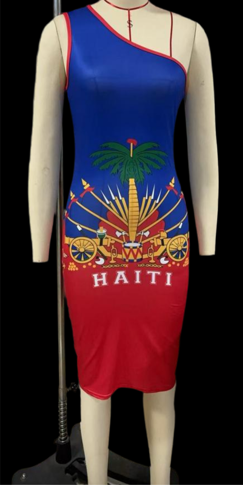 One Shoulder Haiti Dress