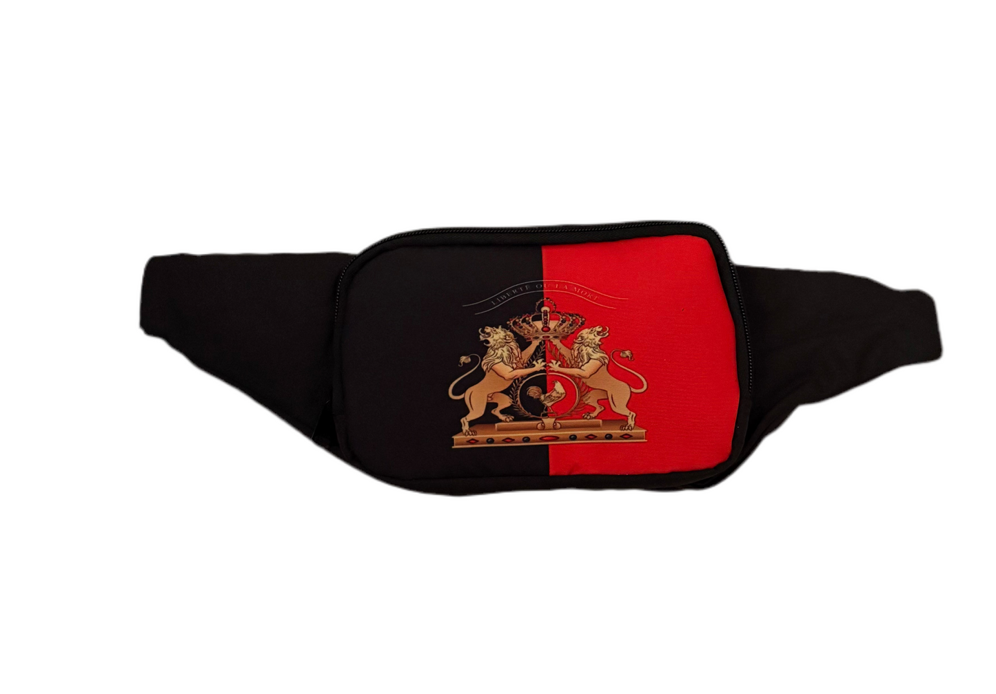 Black and Red Fanny Pack