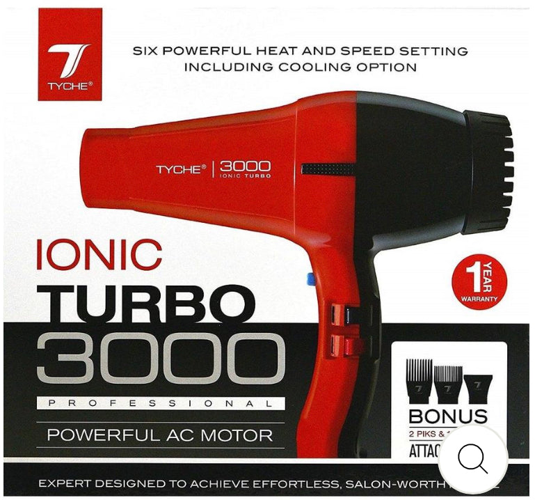 Glcs Ionic Turbo 3000 Professional Blow Dryer